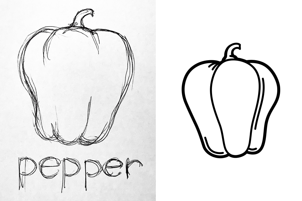 Pepper Drawing